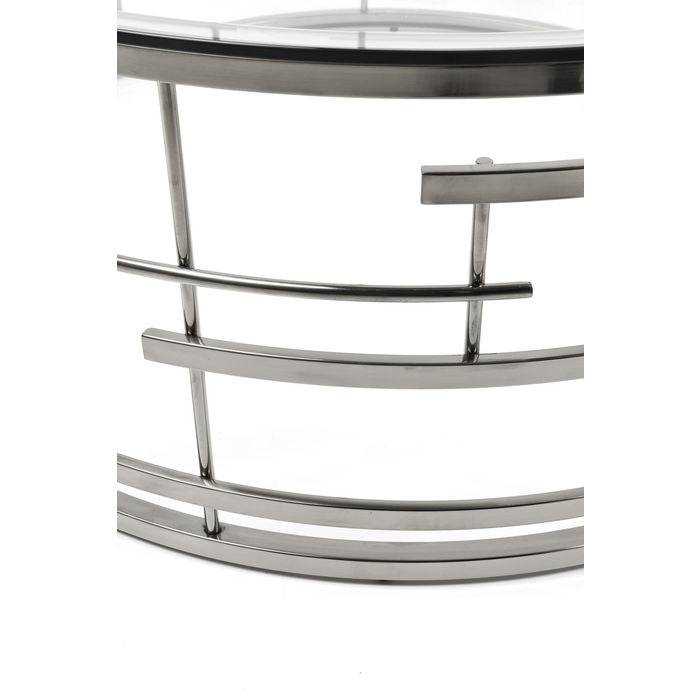 Coffee Table Jupiter Silver Ø100cm by DEKOR - product image 3 for Resin Society