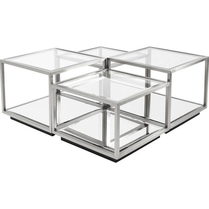 Coffee Table Luigi Silver (4/Set) by DEKOR - main product image for Resin Society