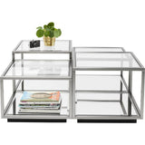 Coffee Table Luigi Silver (4/Set) by DEKOR - product image 2 for Resin Society