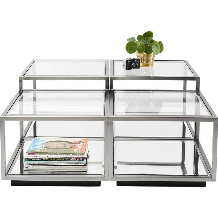 Coffee Table Luigi Silver (4/Set) by DEKOR - product image 3 for Resin Society