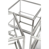 Coffee Table Luigi Silver (4/Set) by DEKOR - product image 4 for Resin Society