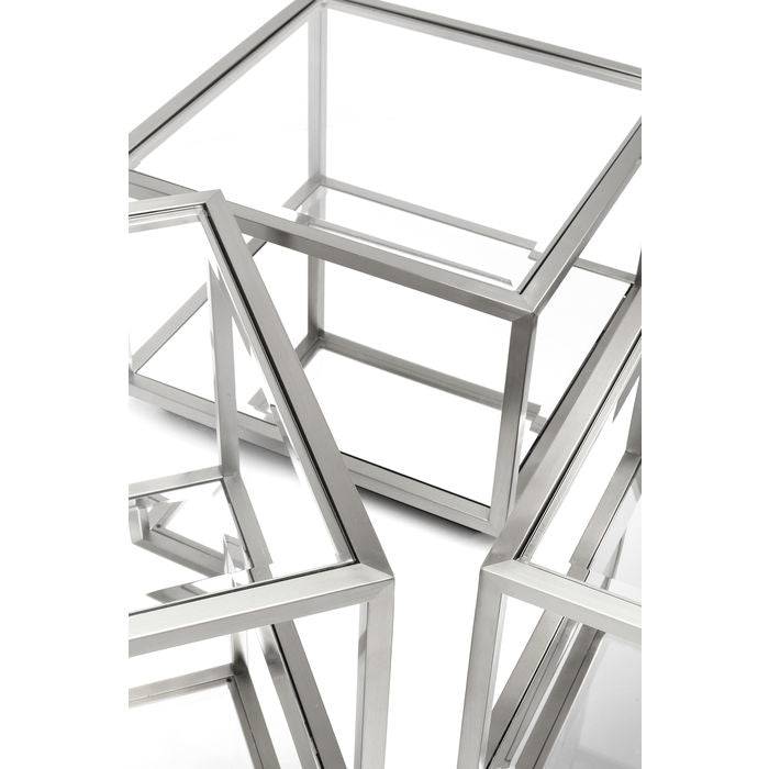 Coffee Table Luigi Silver (4/Set) by DEKOR - product image 4 for Resin Society