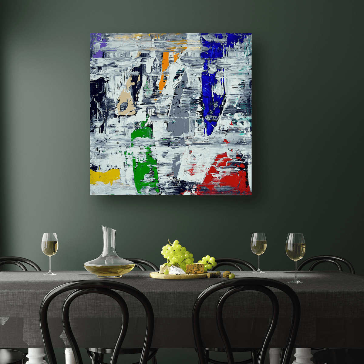 Colore Tributo II Artist Enhanced Canvas Print by John Beard Collection - product image 3 for Resin Society