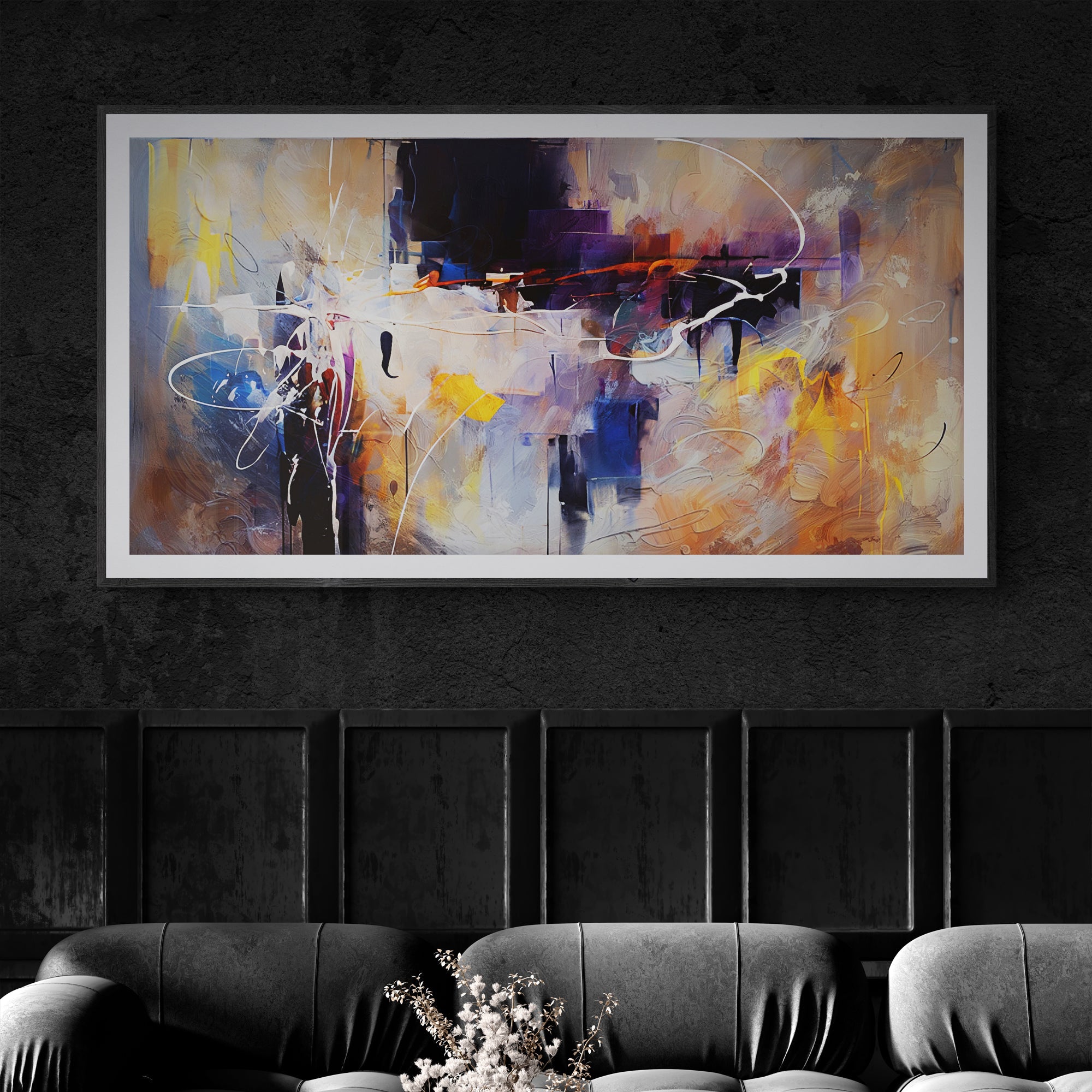 Canvas Print: "Colorplay Symphony" by Tailored Canvases - main product image for Resin Society