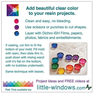 Resin Color Film - Jewel Colors - the easy, clean way to color resin detail image - Resin Society