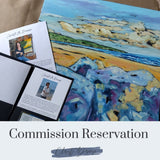 Commission Reservation for Original Oil Painting on Canvas - Christi Dreese Fine Art