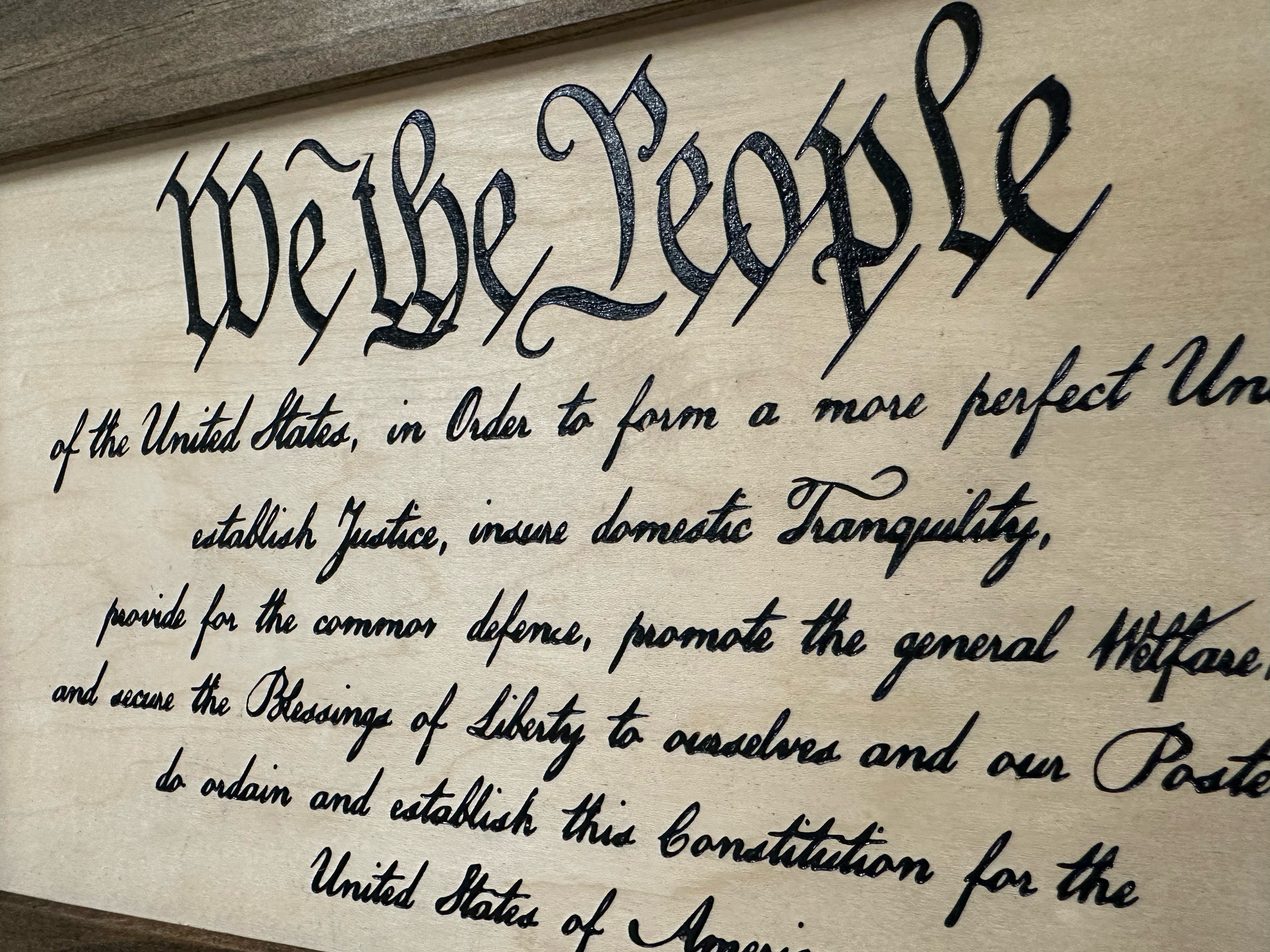 We The People Constitution Gun Concealment Furniture by Bellewood Designs - product image 16 for Resin Society