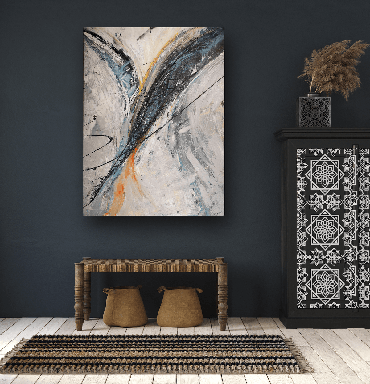 Convergence Artist Enhanced Canvas Print by John Beard Collection - product image 3 for Resin Society