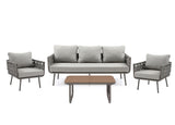 Oasis indoor / Outdoor Living Collection 4 Pieces by DEKOR - main product image for Resin Society