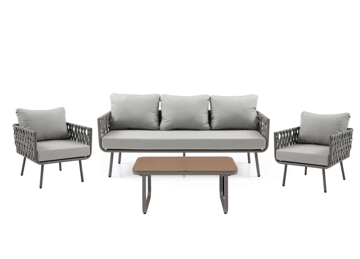Oasis indoor / Outdoor Living Collection 4 Pieces by DEKOR - main product image for Resin Society