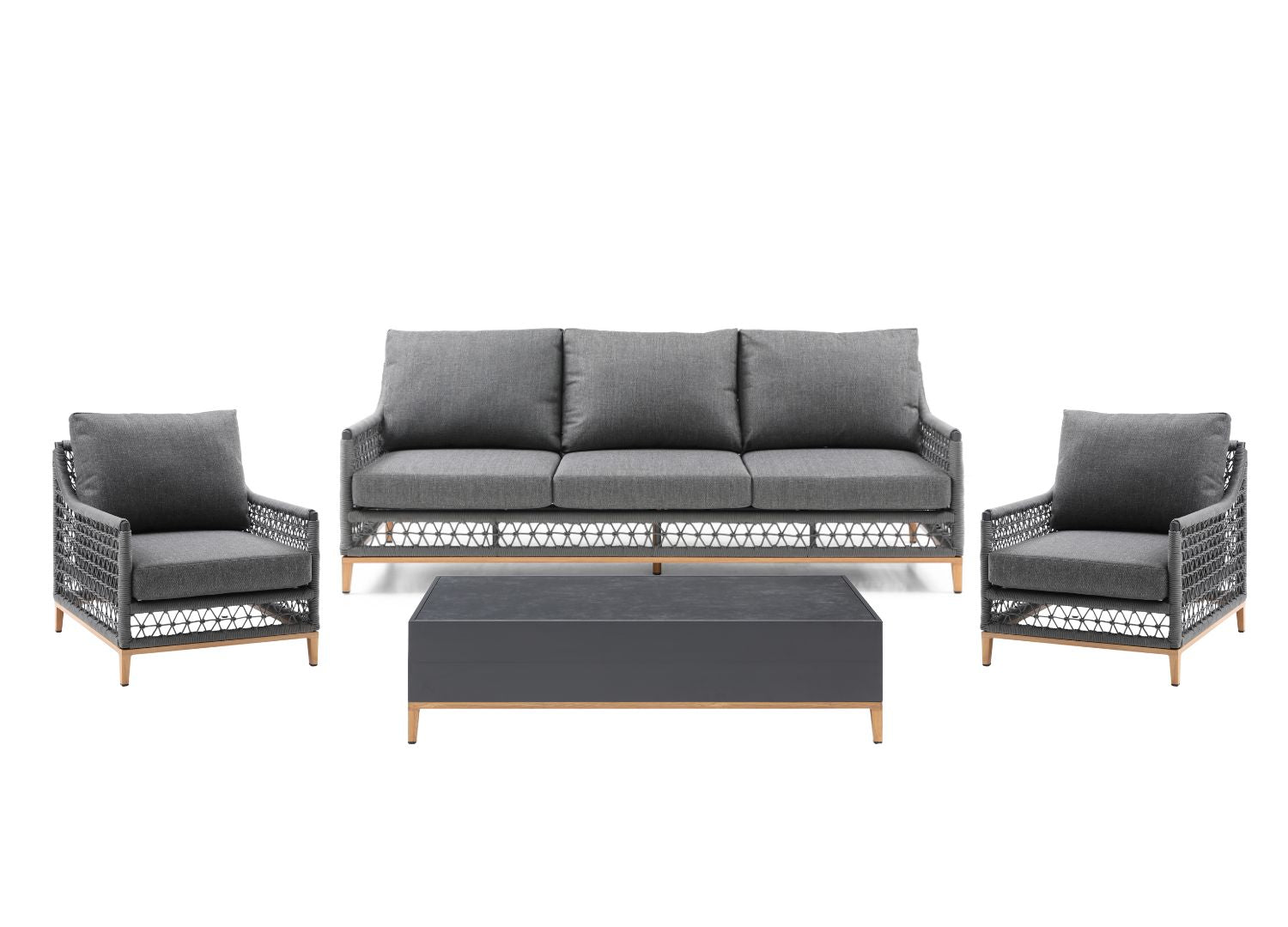 Karen 4-Piece Outdoor Collection by DEKOR - main product image for Resin Society