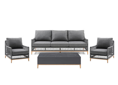 Karen 4-Piece Outdoor Collection by DEKOR - Resin Society