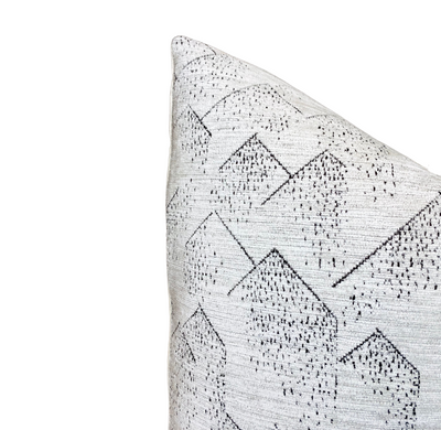 Brink Pillow Cover in Graphite Ivory, Kelly Wearstler Textiles