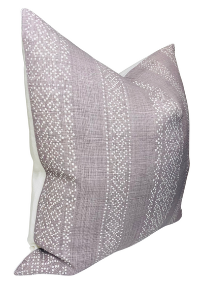 Miguel Pillow Cover in Lavender, McLaurin + Piercy Textiles