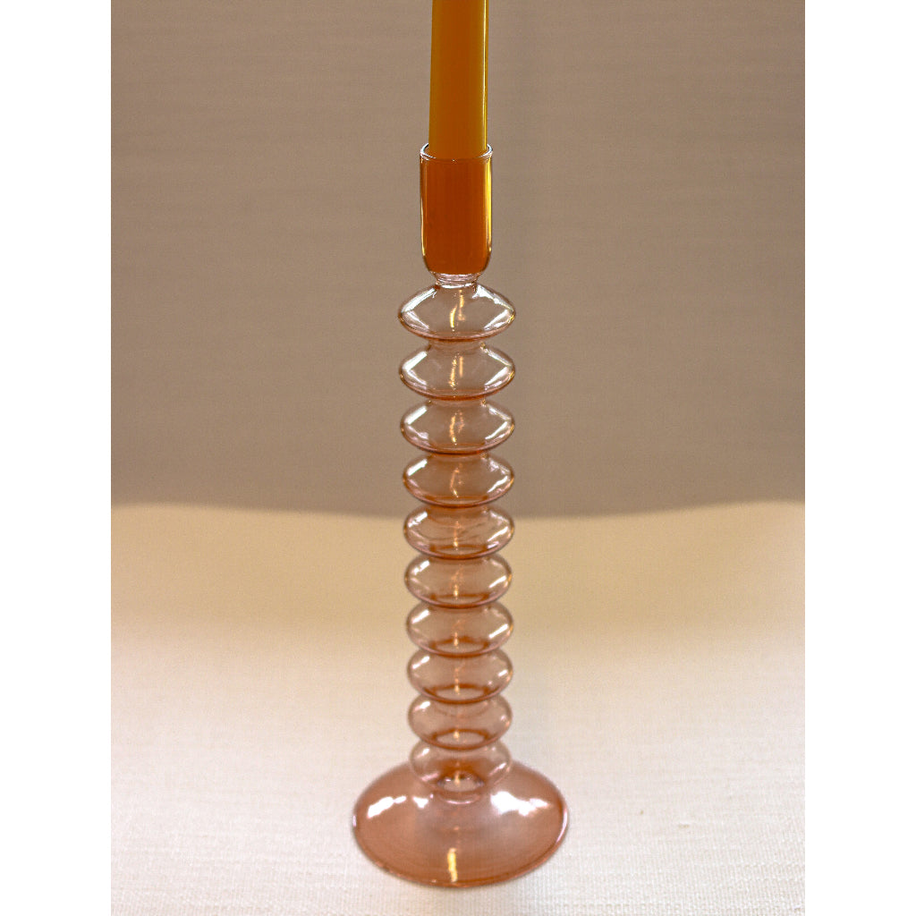 Coraline Peach Candle Holder - Pair by Ro'Table - product image 2 for Resin Society