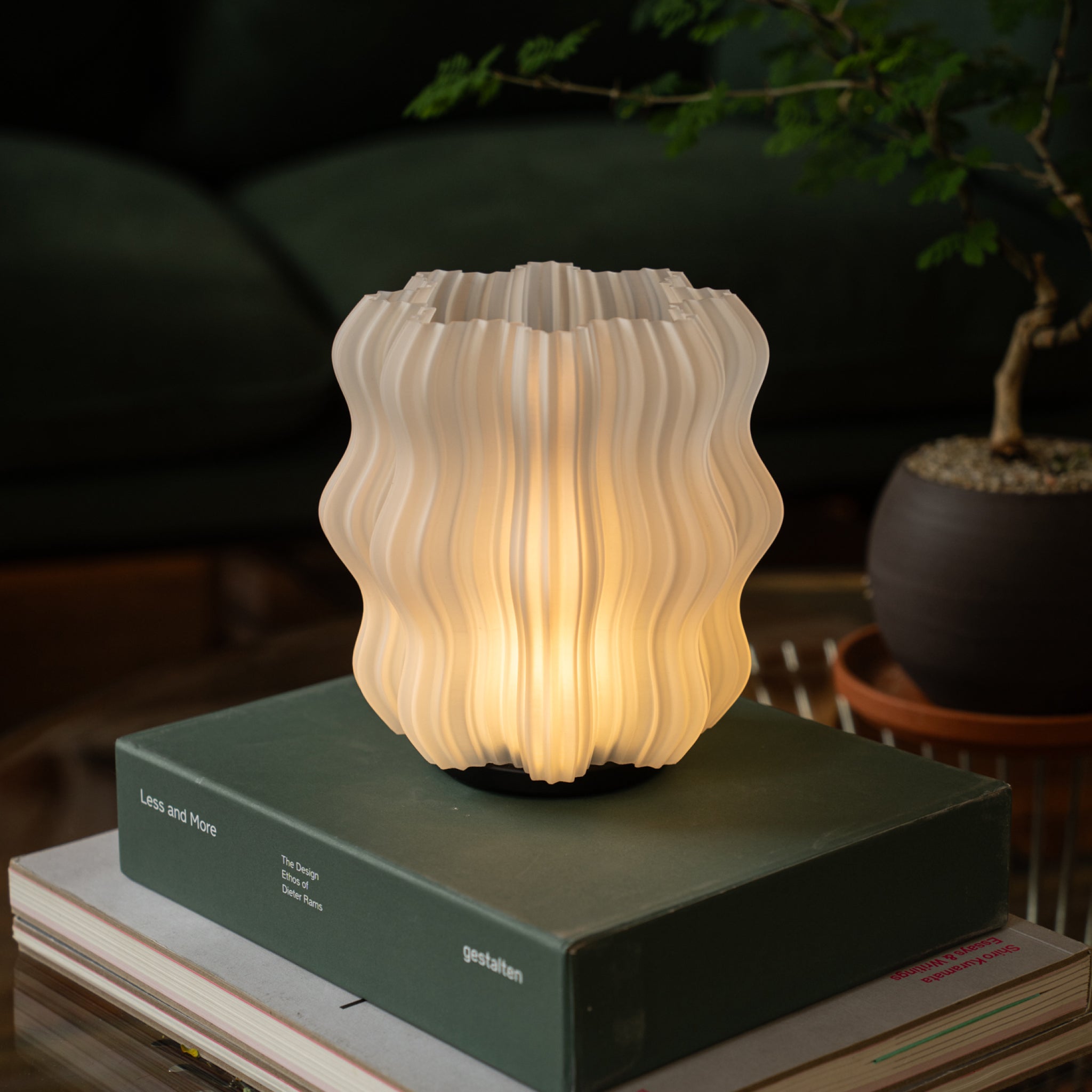 Cordless Mini Wavy Lamp by Wooj Design - product image 16 for Resin Society