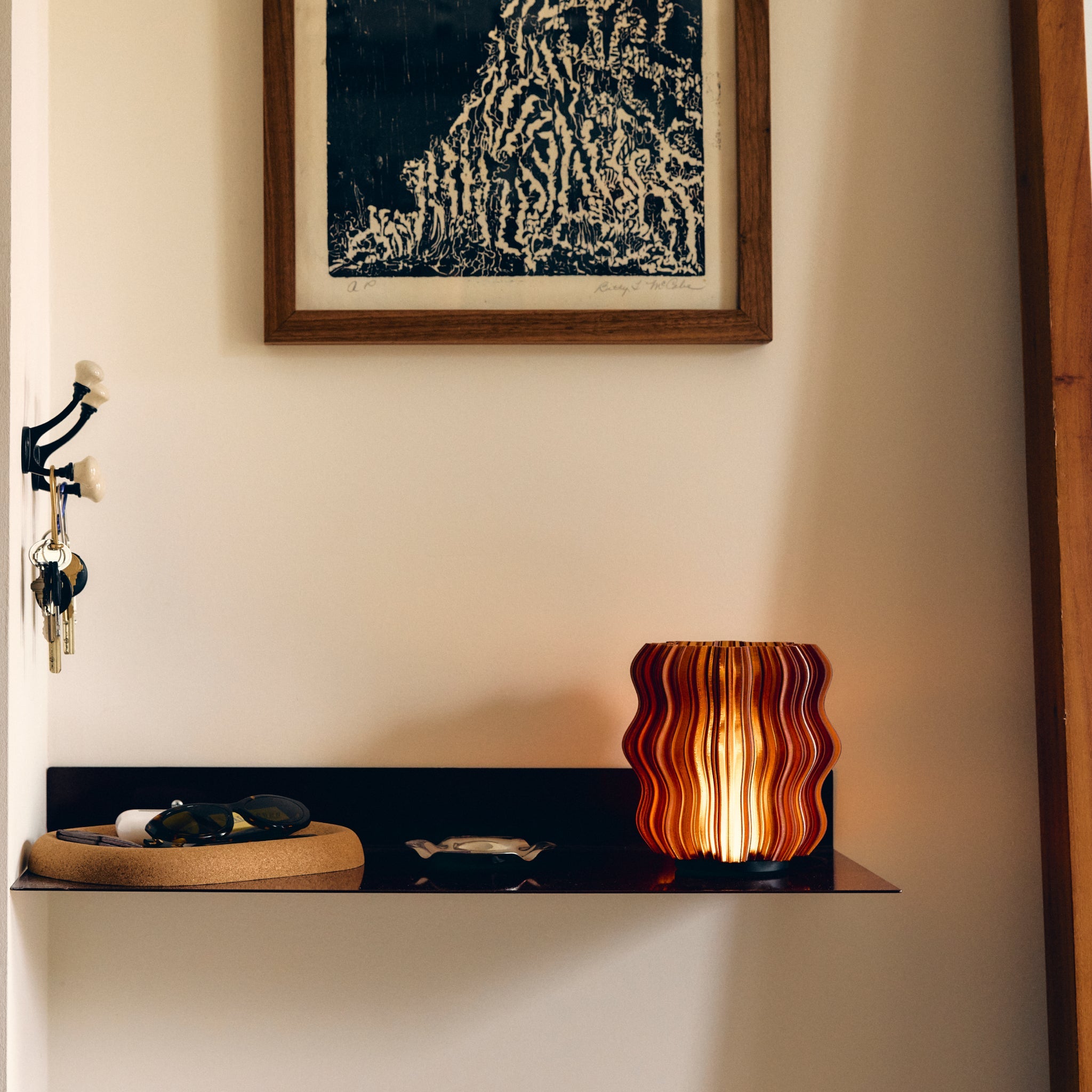 Cordless Mini Wavy Lamp by Wooj Design - product image 6 for Resin Society