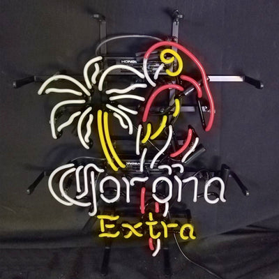 Palm Tree Parrot Corona Extra Neon Light Sign by Neon Signs Land - product image 4 for Resin Society