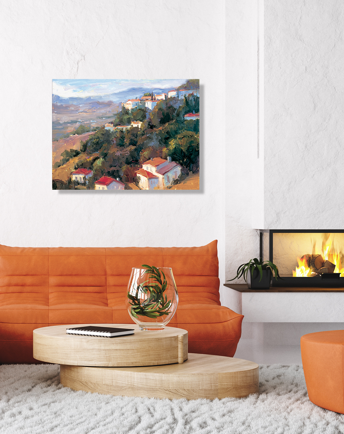 Costa del Sol Artist Enhanced Canvas Print