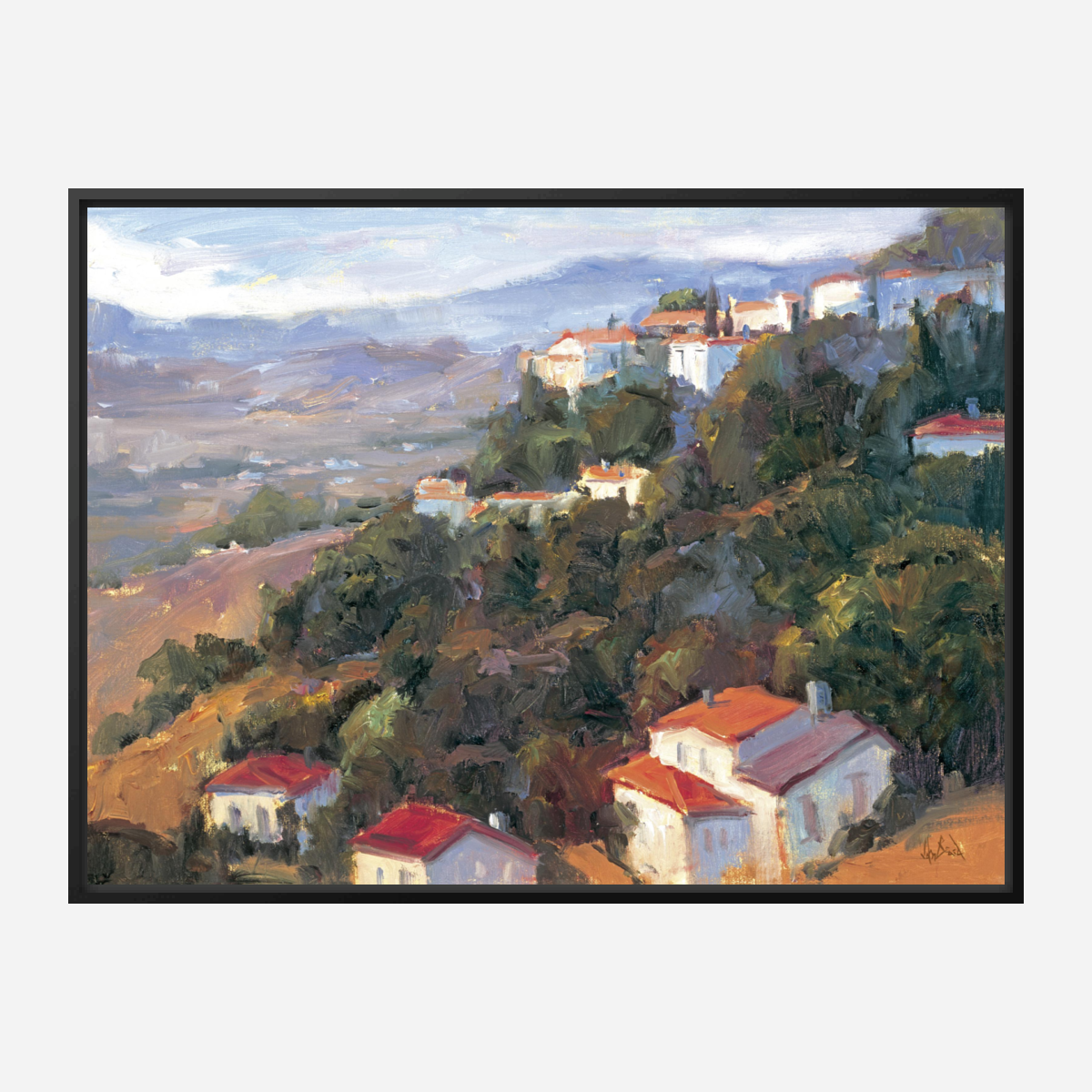 Costa del Sol Artist Enhanced Canvas Print