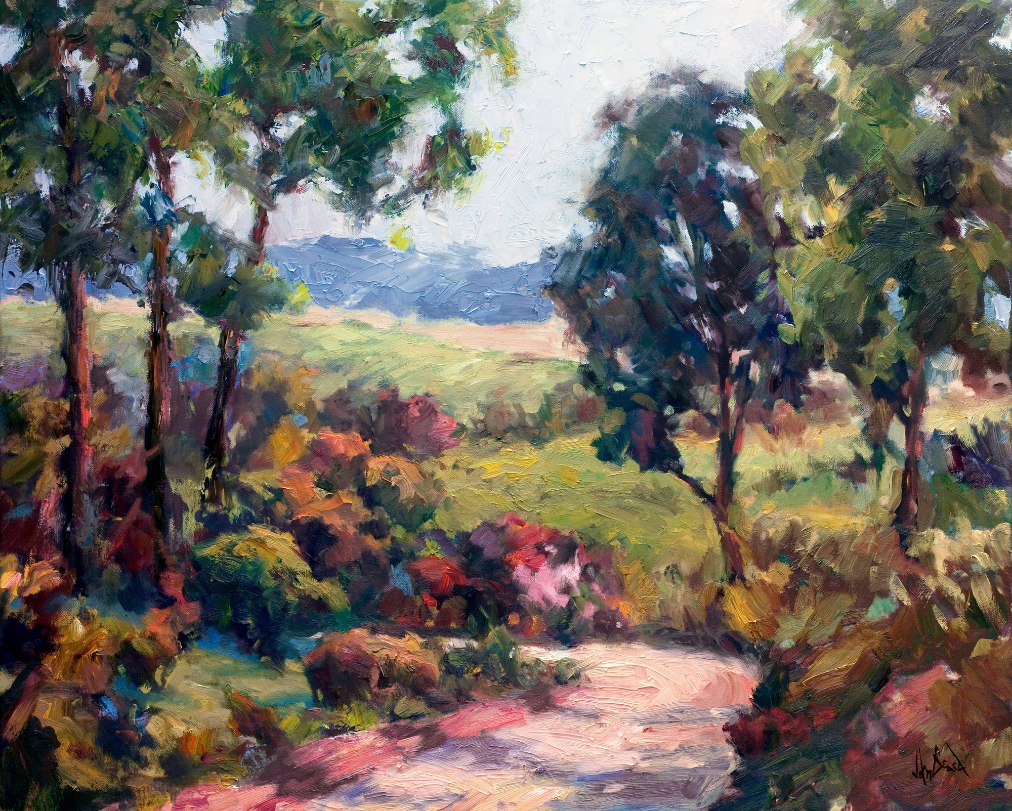Country Curve Artist Enhanced Canvas Print by John Beard Collection - main product image for Resin Society