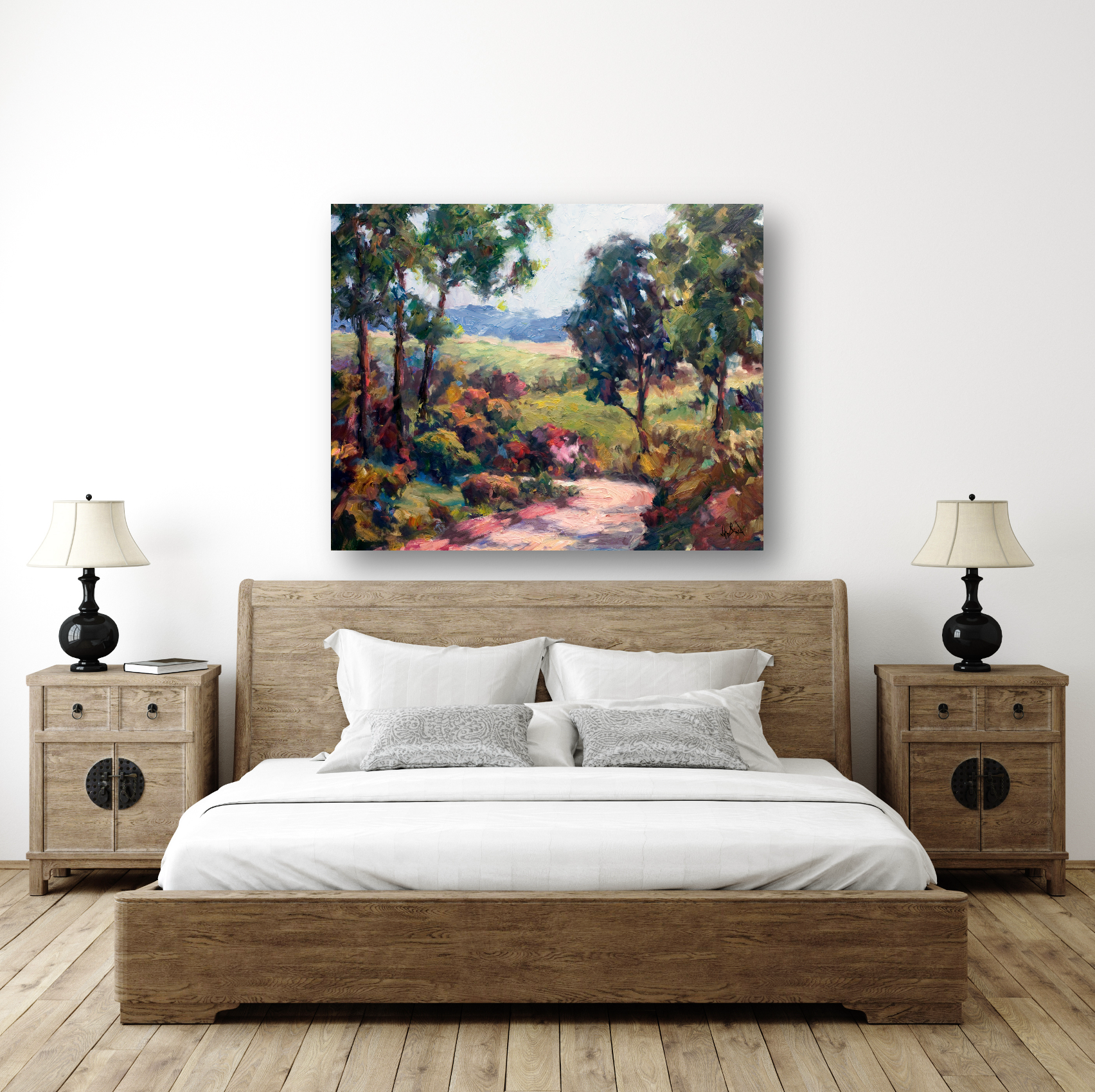 Country Curve Artist Enhanced Canvas Print by John Beard Collection - product image 2 for Resin Society