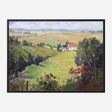 Countryside in France Artist Enhanced Canvas Print by John Beard Collection - product image 5 for Resin Society