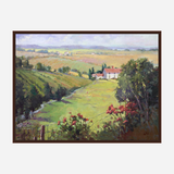 Countryside in France Artist Enhanced Canvas Print by John Beard Collection - product image 6 for Resin Society
