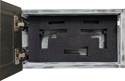 Decorative Cow Farm Wall-Mounted Secure Gun Cabinet by Bellewood Designs - product image 6 for Resin Society