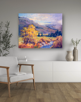 Creek in the Valley Artist Enhanced Canvas Print by John Beard Collection - product image 4 for Resin Society