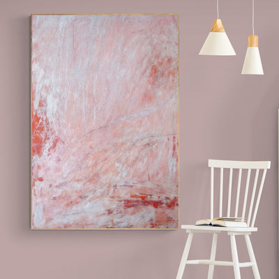 Canvas Print: "Crimson Veil" by Tailored Canvases - product image 2 for Resin Society