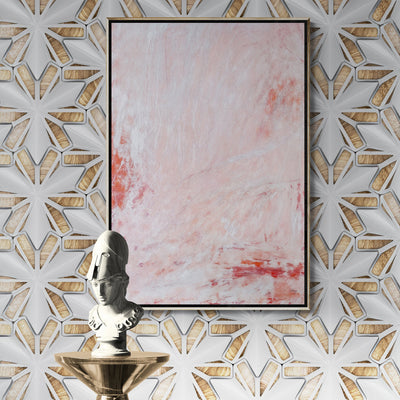Canvas Print: "Crimson Veil" by Tailored Canvases - main product image for Resin Society
