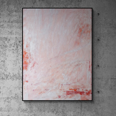 Canvas Print: "Crimson Veil" by Tailored Canvases - product image 3 for Resin Society