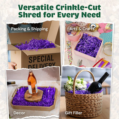 40lb Purple Crinkle Paper