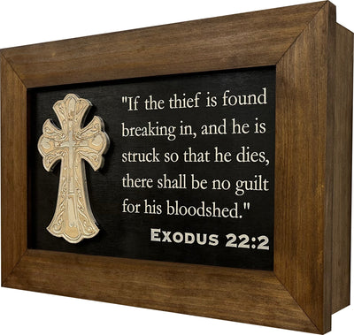 Decorative Gun Cabinet Wall-Mounted & Secure by Bellewood Designs - product image 9 for Resin Society