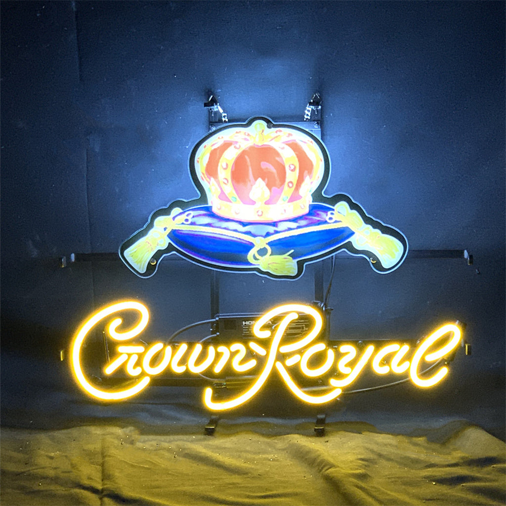 Crown Royal Whiskey Neon Signs Light illuminated