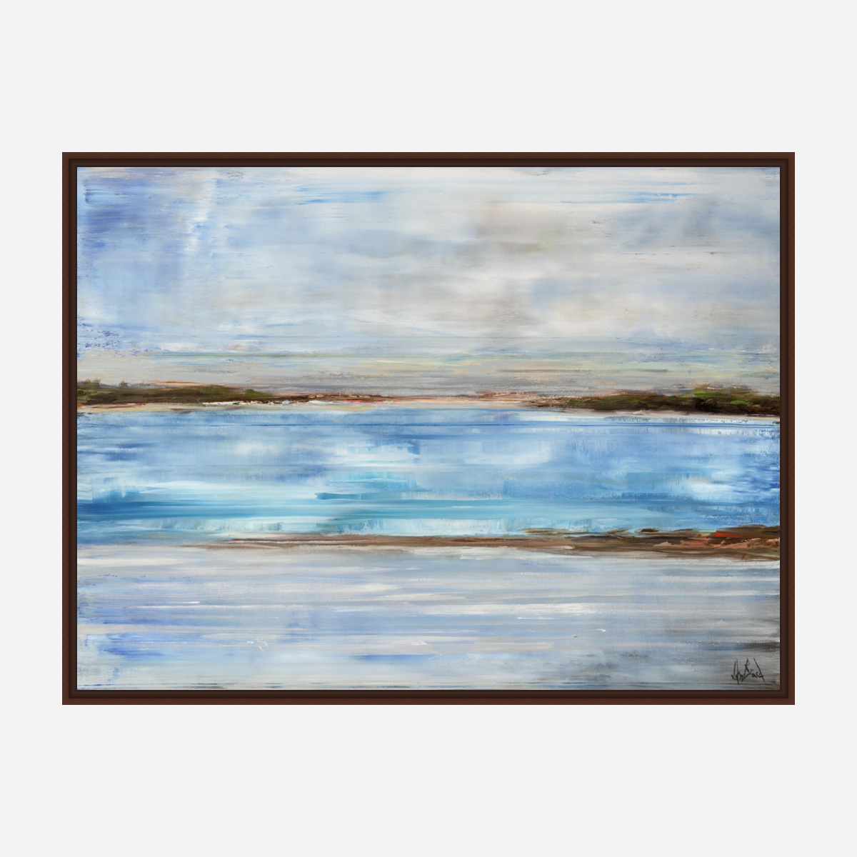 Crystal Blue Artist Enhanced Canvas Print by John Beard Collection - product image 5 for Resin Society