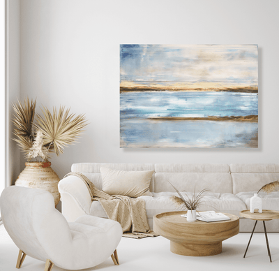 Crystal Blue Artist Enhanced Canvas Print by John Beard Collection - product image 3 for Resin Society