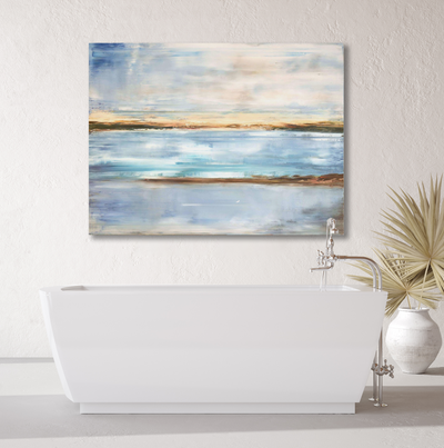 Crystal Blue Artist Enhanced Canvas Print by John Beard Collection - product image 2 for Resin Society