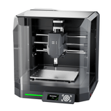 Cubiko CNC Router desktop CNC machine with enclosed dust cover and detailed metal carving