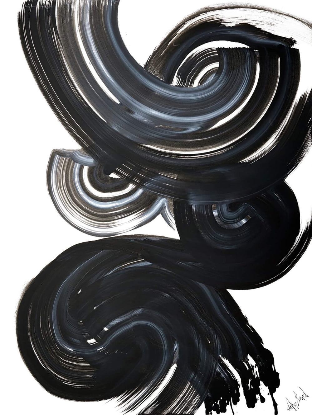 Current I Artist Enhanced Canvas Print by John Beard Collection - main product image for Resin Society