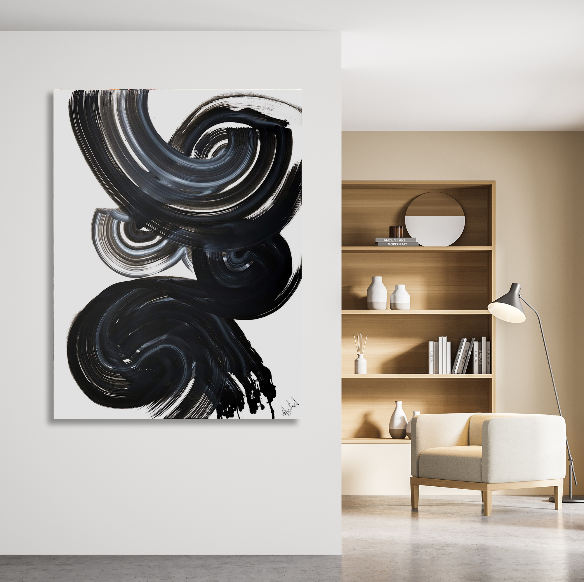 Current I Artist Enhanced Canvas Print by John Beard Collection - product image 4 for Resin Society