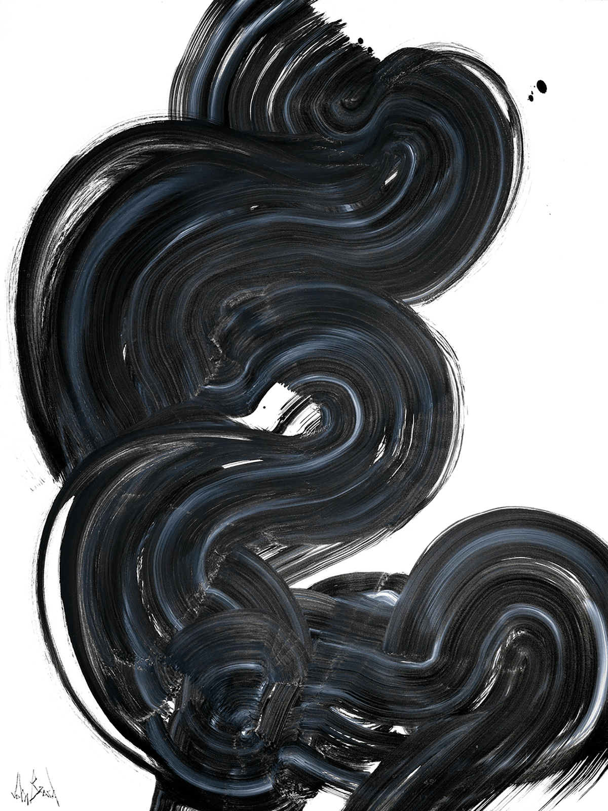 Current II Artist Enhanced Canvas Print by John Beard Collection - main product image for Resin Society