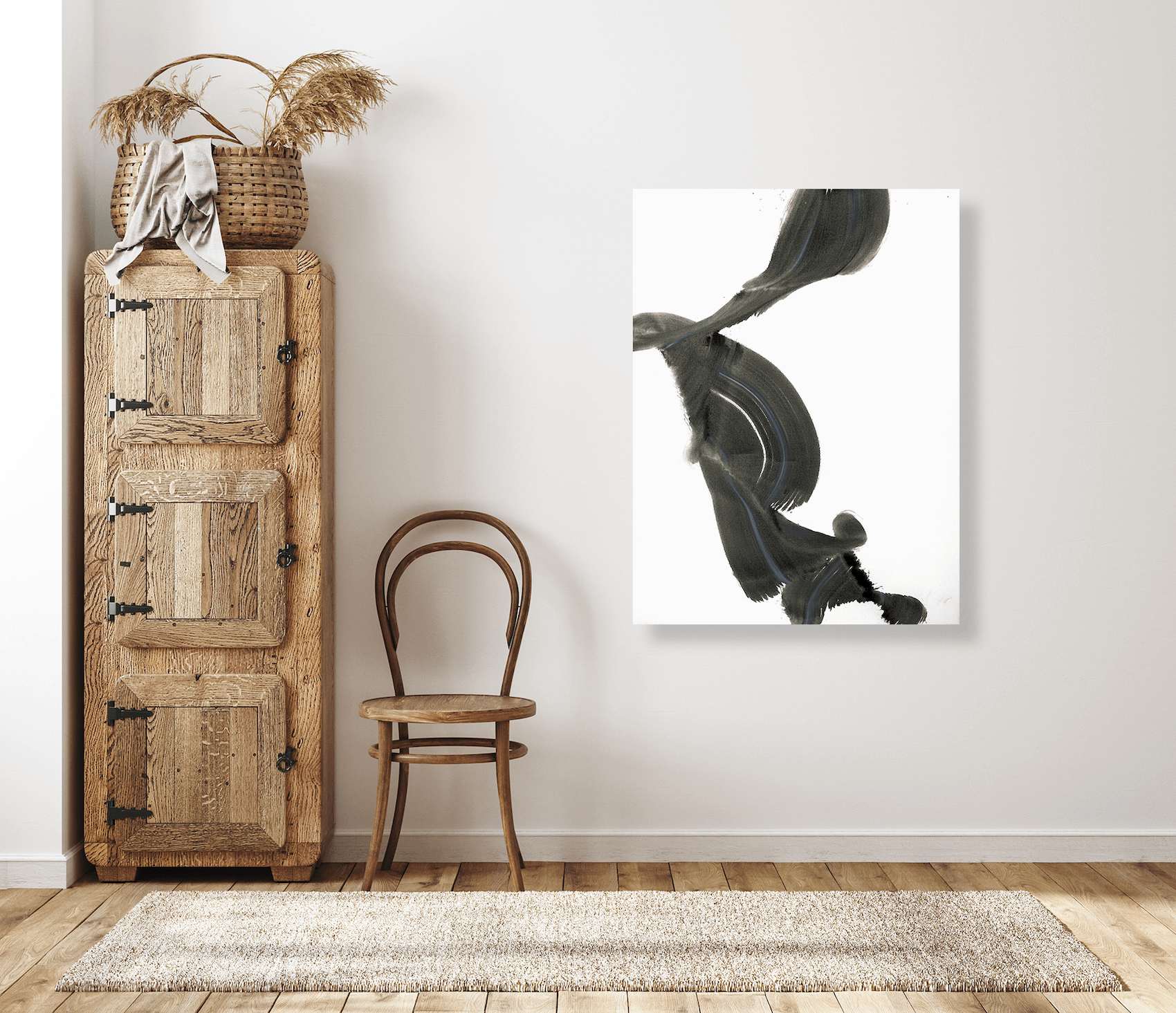 Silhouette II Artist Enhanced Canvas Print by John Beard Collection - product image 3 for Resin Society