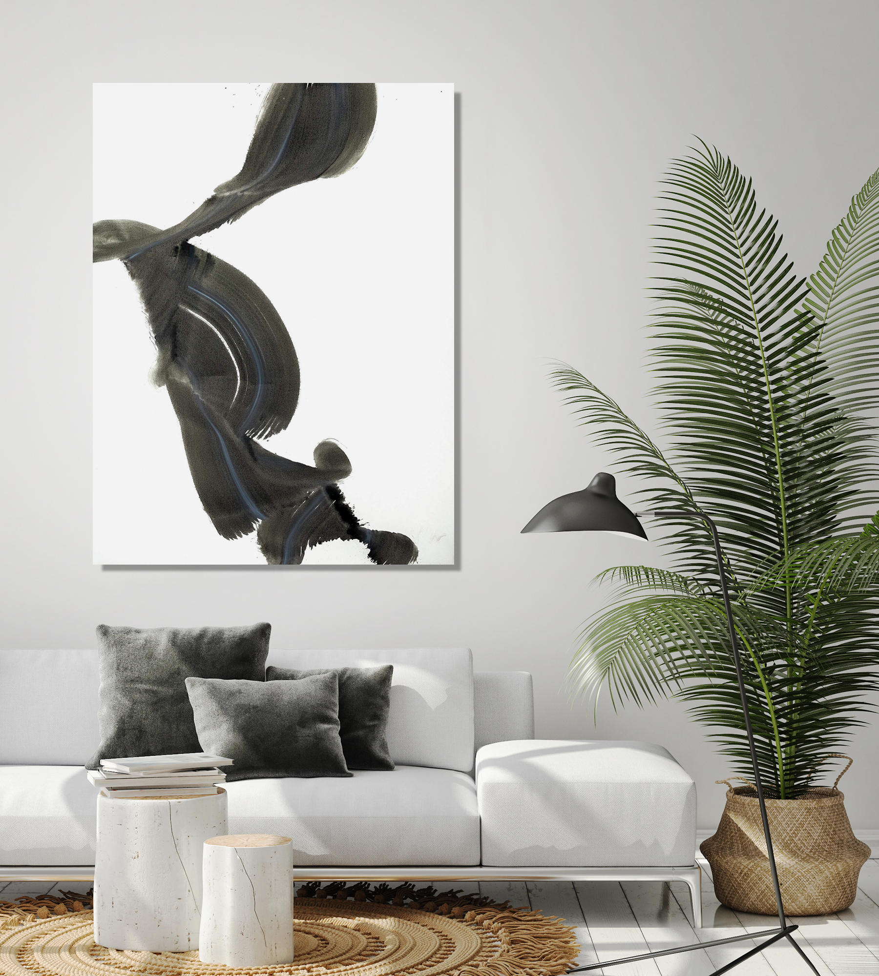Silhouette II Artist Enhanced Canvas Print by John Beard Collection - product image 2 for Resin Society