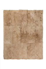 Long Hair - Beige Camel Sheepskin Rug by Homelosophy