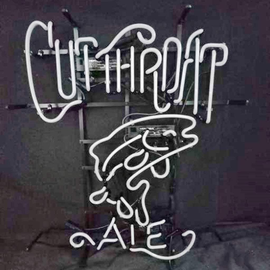 Cutthroat Ale Fish Neon Light Sign by Neon Signs Land - product image 3 for Resin Society
