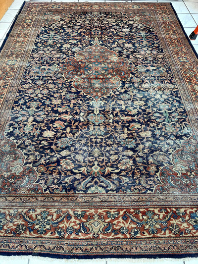 Antique Persian Mahal Rug 8’3”x12’ - Circa 1900 Treasure by Rugistan - product image 3 for Resin Society