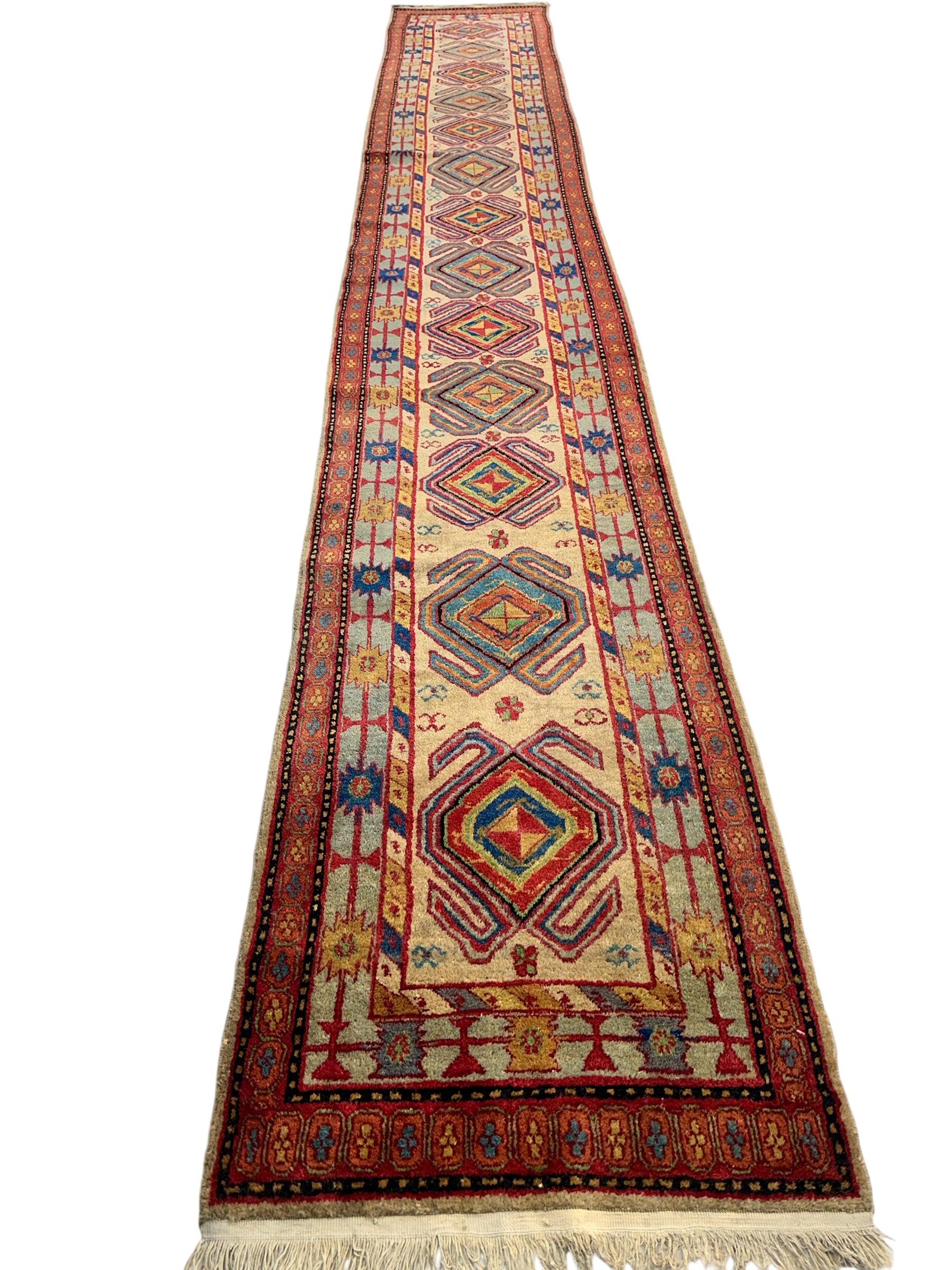 Antique Persian Lambran Runner Rug by Rugistan - product image 3 for Resin Society