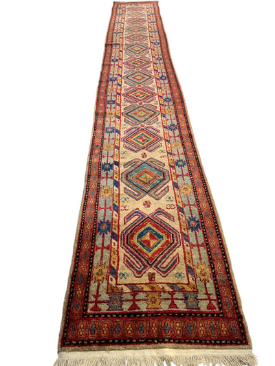 Antique Persian Lambran Runner Rug by Rugistan - product image 3 for Resin Society